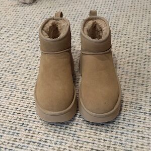 UGG Classic Tan Ankle Boots for Women